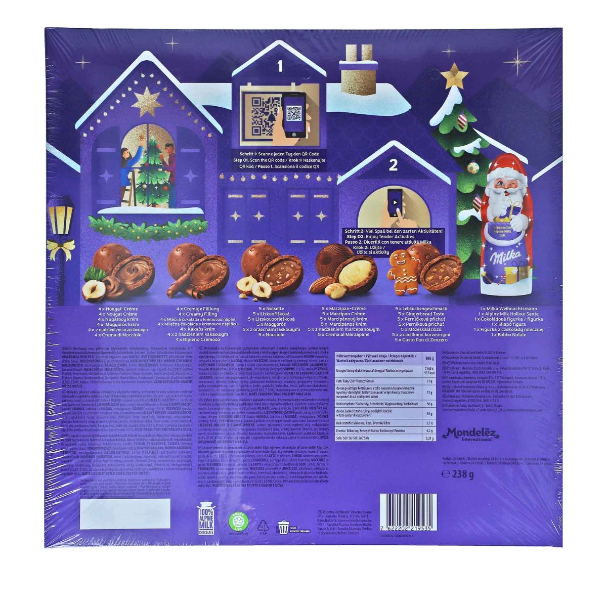 Σοκολατάκια Χριστουγεννιάτικο Ημερολόγιο Milka Chocolate Christmas Advent Calendar